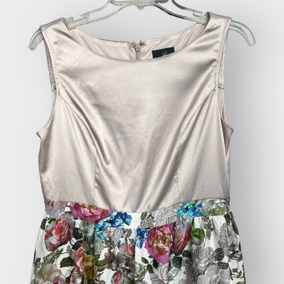 Adrianna Papel BHLDN Floral Gown sleeveless maxi dress - Picture 3 of 10